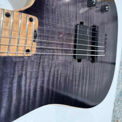 custom built Ibanez style guitar Ibanez/ESP E 2025 - Black nitro image 8