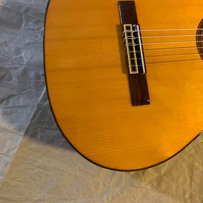 Admira Avila 1990s - Natural Gloss Solid Spruce top Made in Spain Classical Guitar Very Good Condition with Vinylex Gigbag image 4
