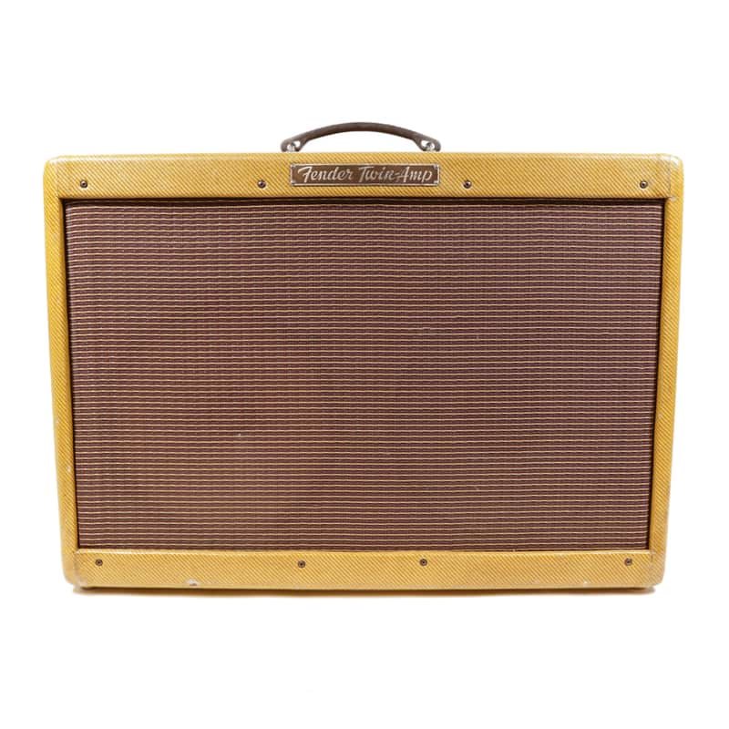 Vintage Fender Twin High-Powered 80W 2x12 Tube Combo Amp 1959 image 1