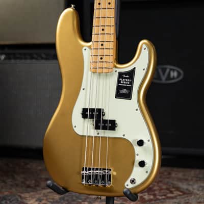 Fender 75th Anniversary Player II Precision Bass - Aztec Gold image 3