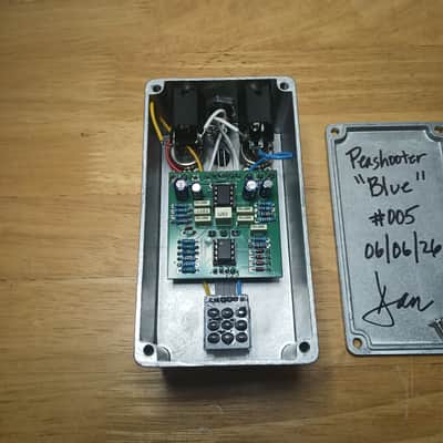 BLUE Overdrive / Boost Pedal -  Protein - Morning Glory - Blues Breaker - #005 - White/Aluminum image 8