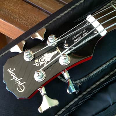 Epiphone Les Paul Standard Bass 2004 Heritage Cherry Sunburst image 4