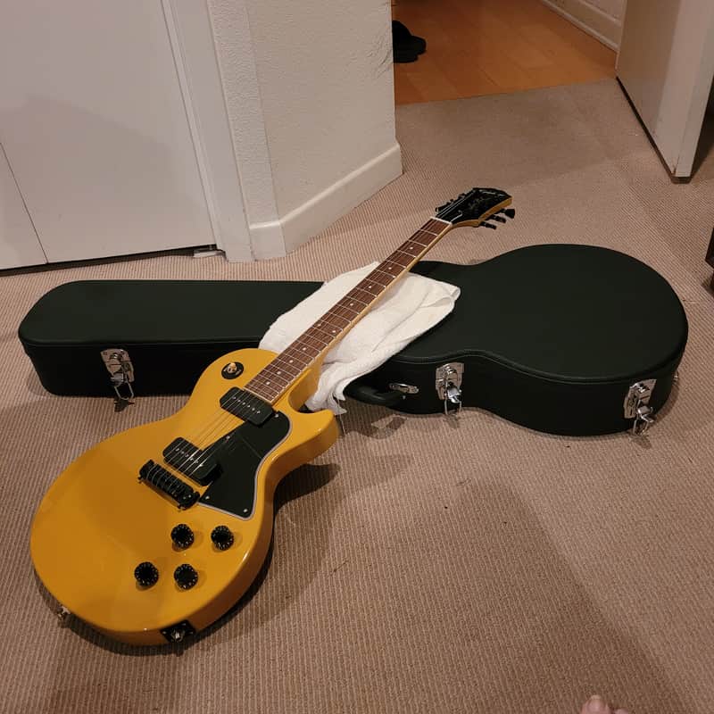 Epiphone Les Paul Special 2022 - TV Yellow gloss - Upgraded image 1