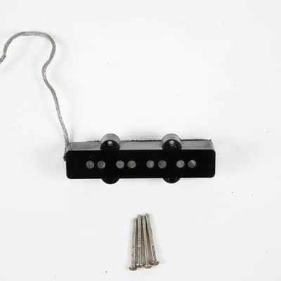 1982 Vintage Fender Jazz Bass NECK Pickup Single Coil Grey Bottom 7.7K  USA 1970s image 1