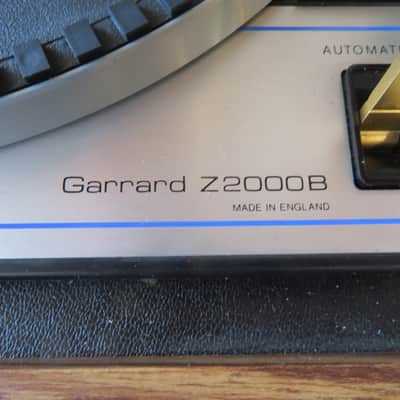 Garrard Z2000B belt driven turntable 1980 - standard image 3