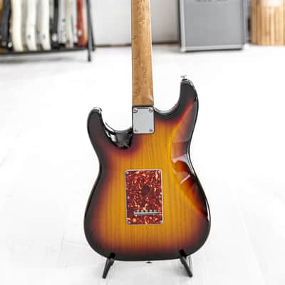 2022 Limited Edition Suhr Classic S Paulownia HSS in 3-Tone Burst 6.5lbs image 4