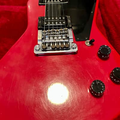 Gibson USA Explorer 1984 with factory Kahler Tremolo Bridge - Ferrari Red image 2