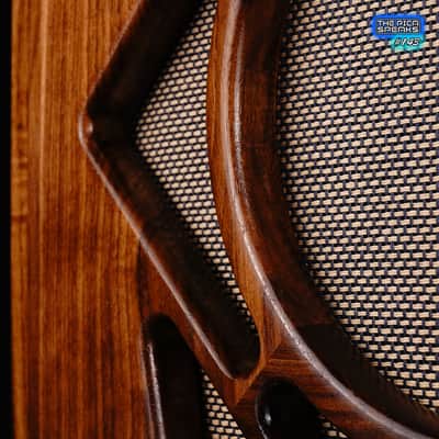 1x12 Cab | Walnut "Sunflower" | Loaded: Jensen P12R Alnico 8ohm 25watts | #143 image 5