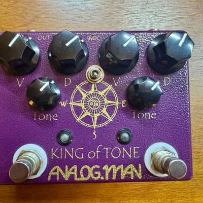 Analogman King of Tone V4 with Both Side High Gain Option | Reverb