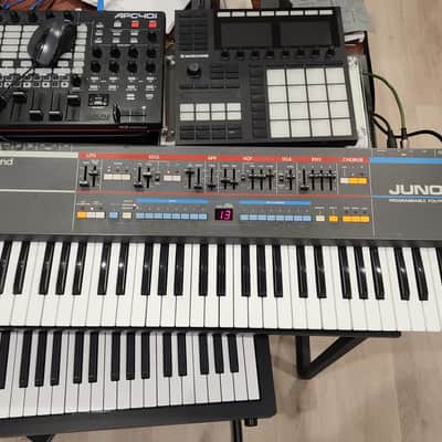 Roland Juno-106 Synthesizer (Serviced) New Sliders/Caps/Voice Chips