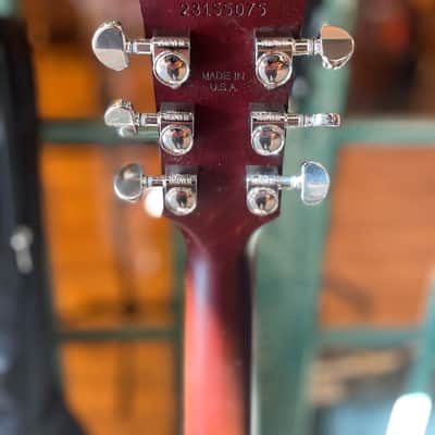 Gibson J-45 Special Acoustic Electric Guitar in Satin Wine Red w/ Gibson Case image 13