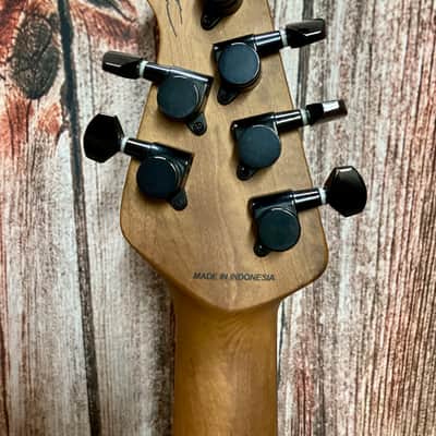 Sterling by Music Man Jason Richardson Cutlass Natural Poplar Burst w/gig bag image 5