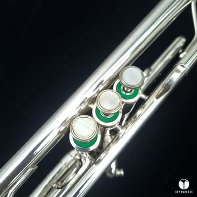 E. K Blessing ML1 Artist USA trumpet gamonbrass SILVERPLATED image 9