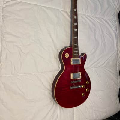 2002 Gibson Les Paul Custom Shop Series 5 - Cranberry Red image 2