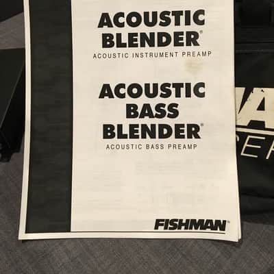 Fishman Acoustic Bass Blender Preamp W/original bag, box and more image 6
