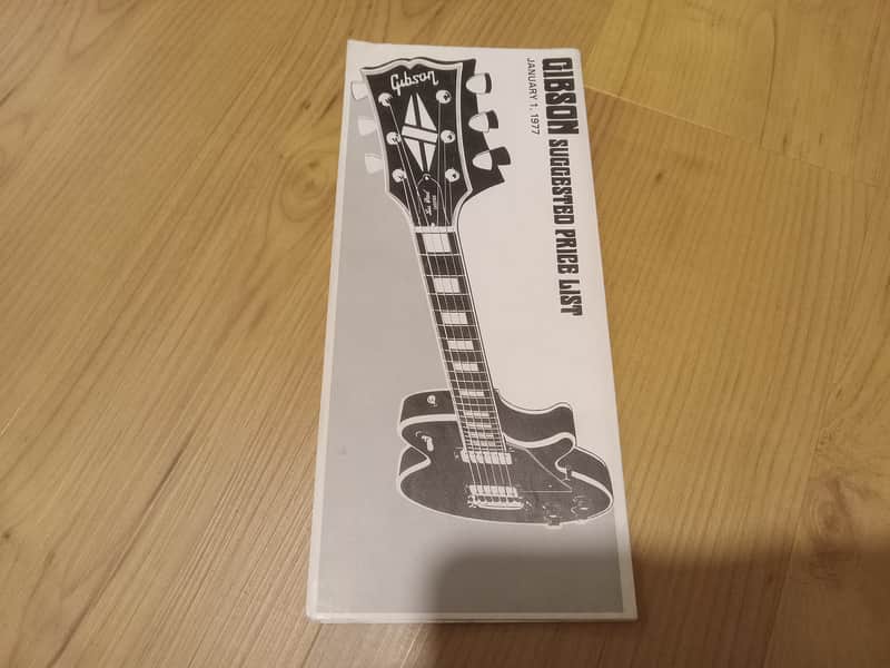 Vintage 1977 Gibson Full-Line Price List! Rare, Original Case Candy, Paperwork! image 1