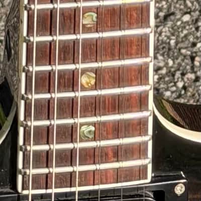2016 Dean ML-79 W/Floyd Rose Transparent Black Flame Maple ML79 image 3