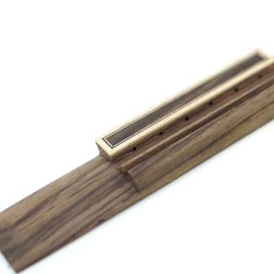 1 Piece Rosewood Classical Acoustic Guitar Bridge 60mm string spacing image 6