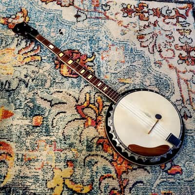 1980's Encore E-75 Banjo - Closed Back 5-string w/case image 3