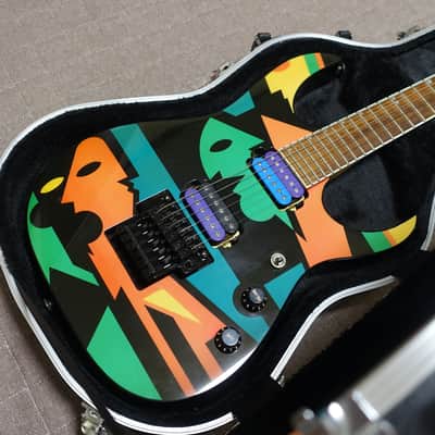 【Rare!】 Ibanez JPM100 P1 John Petrucci First-Run only in Japan Multi-Color Pickups Picasso Guitar image 1