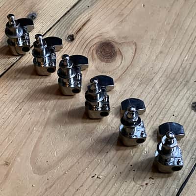 Yamaha Pacifica 311S 2000s Chrome Guitar Machine Heads Tuners 6 - in - line image 9