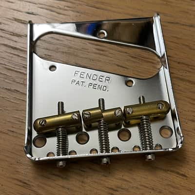 Fender Custom Shop RSD Tele Saddle Bridge Chrome American Vintage Original USA Telecaster NOS image 2