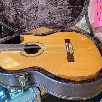 Ortega Signature Series Flametal-Two Natural Gloss Finish Cutaway Classical Acoustic-Electric Guitar with Original Hardshell Case image 18