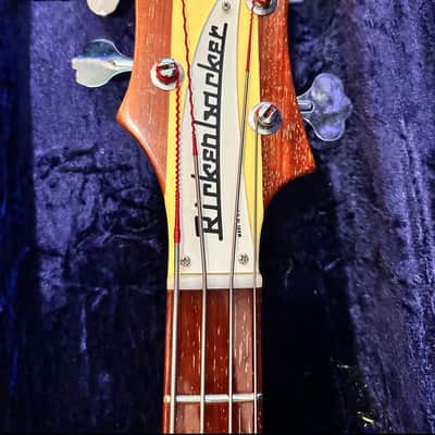 RARE 1991 Rickenbacker 4001CS Chris Squire Signature Vintage Electric Bass Guitar & Original Case #303 or 1000 image 6