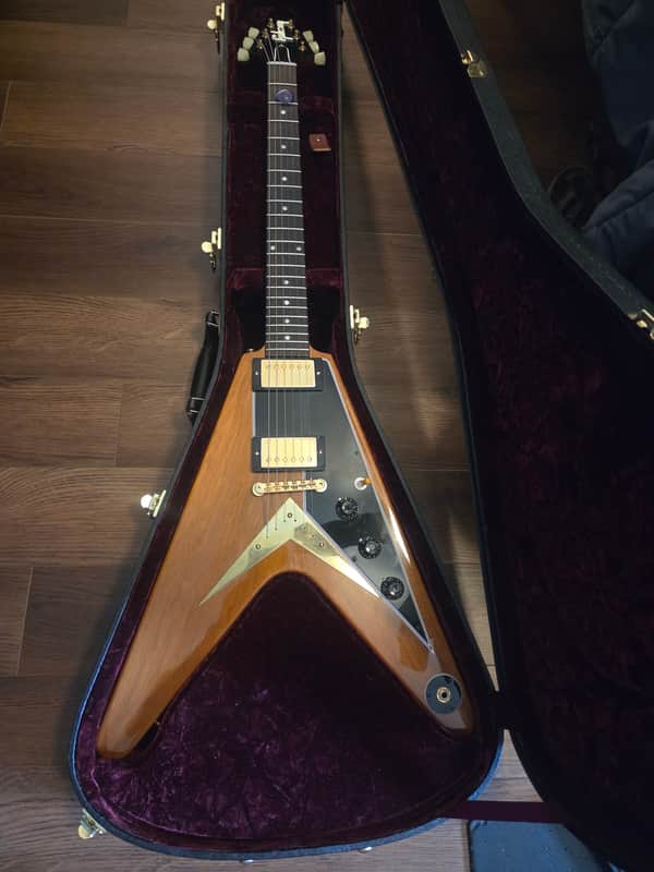 Gibson Custom Shop '58 Mahogany Flying V Reissue 2019 - 2021 - VOS Natural Walnut