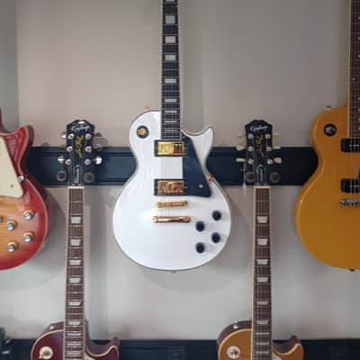 Epiphone Les Paul Custom Electric Guitar - Alpine White image 1