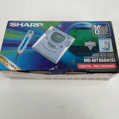Sharp - MD-MT866H(S) - Portable MiniDisc Player - Original Box & Accesories image 6