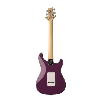 PRS SE Silver Sky Maple 6-String Left-Handed Electric Guitar with Poplar Body, Maple Neck, and Maple Fingerboard (Summit Purple) image 2