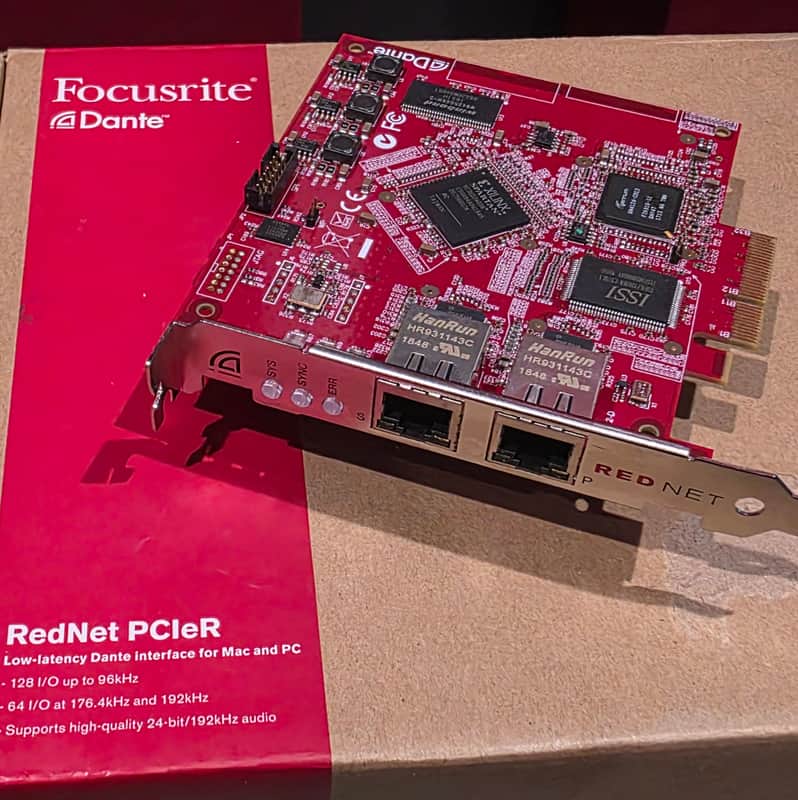 Focusrite RedNet Dante PCIeR Card 2019 - Present - Standard image 1