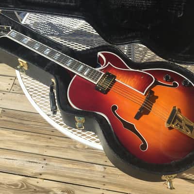 HERITAGE SWEET 16 ARCHTOP "THE LAST ONE" VINTAGE WINE BURST GUITAR image 2
