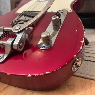 Fender Telecaster 1961 GLAS Custom Relic 8lb With G&G Custom Relic Tweed image 21