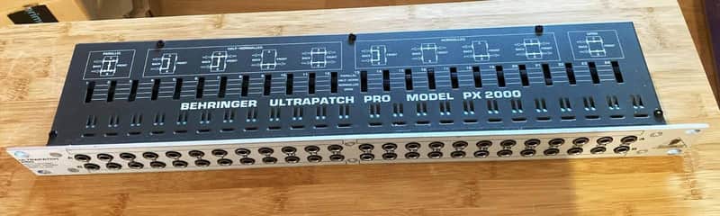 Behringer Ultrapatch Pro PX2000, a 19-inch, 1U studio patchbay image 1