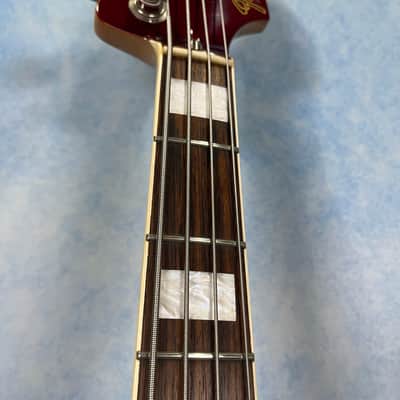 2006 Fender JB-75 US Jazz Bass Old Candy Apple Red, Crafted in Japan, CIJ image 4