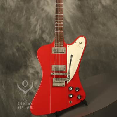 1965 Gibson reverse Firebird III w/non-reverse headstock original CARDINAL RED!! image 2