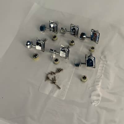 Fender Vintage F-Stamp Tuners — Schaller Germany — Late 1960s/Early 1970s — Complete Set of 6 image 3