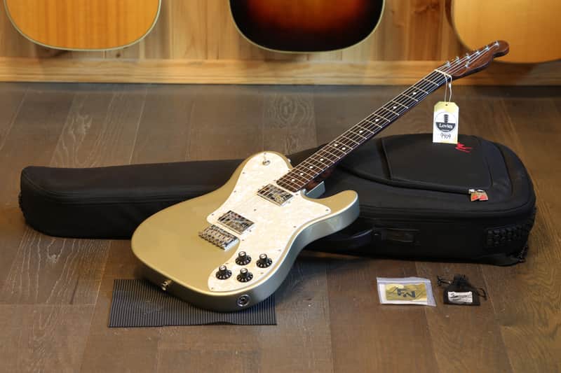 2018 Fender Limited Edition Telecaster Pro Deluxe w/ Solid Rosewood Neck Electric Guitar Champagne + GB