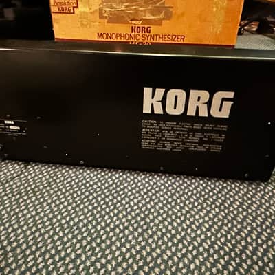 Korg MS-20 mk2 classic monosynth 1982 excellent condition in box with manuals and original leads image 10