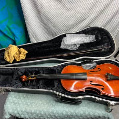 Vintage Violin Handmade By Otto Jos. Klier 1989 Label No. 10097 W/Case ~ Nice! image 1