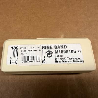 Hohner Marine Band 1896 Harmonica Key of A Made in Germany w/ Original Case image 5