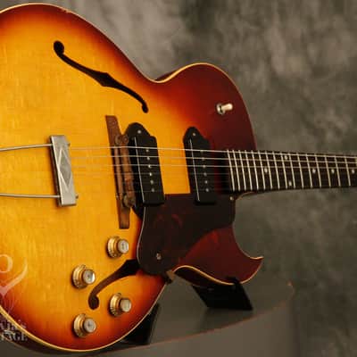 1962 Gibson ES-125 TDC Sunburst w/flame maple top image 13