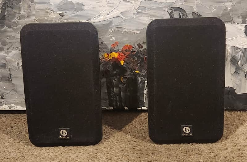 Boston Acoustics Boston Acoustics MCS-95 Set of 2, Surround Sound Satellite Speakers 90s image 1
