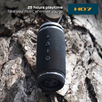 TREBLAB HD7 - Mini Portable Bluetooth Speaker Wireless - TWS Dual Pairing, w/Mic w/Bike Mount Hole image 4