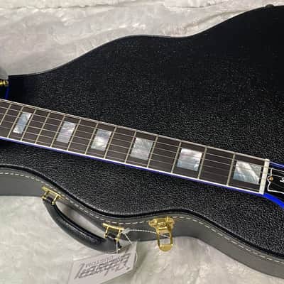 NEW! Gibson Dealer Select Custom Shop Les Paul Custom Blue Widow AAA Figured Flame Top - Authorized Dealer - 9.7 lbs - G07454 image 5