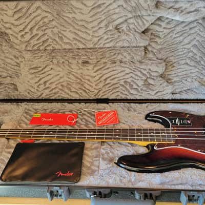 2025 Fender American Pro II Jazz Electric Bass 3 Tone Sunburst with Fender HSC image 20