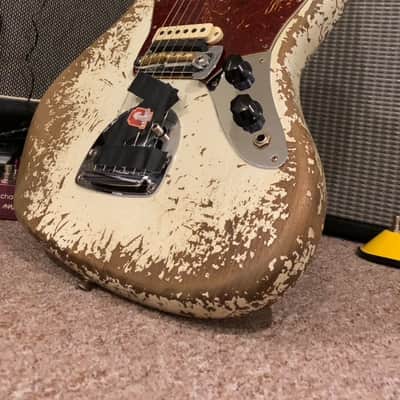 Fender Custom Shop 1964 Jaguar Super Heavy Relic Olympic White image 24