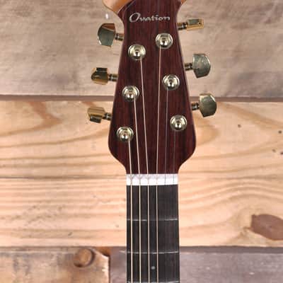 Ovation Celebrity Elite Plus CE44P Mid Cutaway Acoustic/Electric Guitar Natural image 6